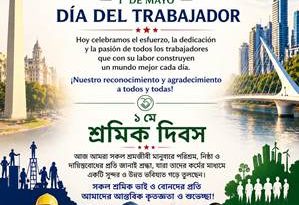 FELICITA  ABCCI  A LOS TRABAJADORES POR SU DÍA